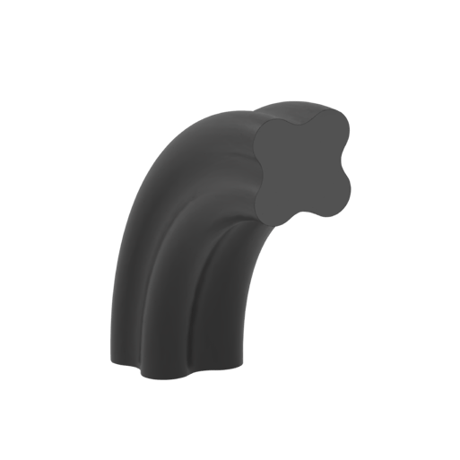 Fluoroelastomer Quad Ring Cord Style 0Q283